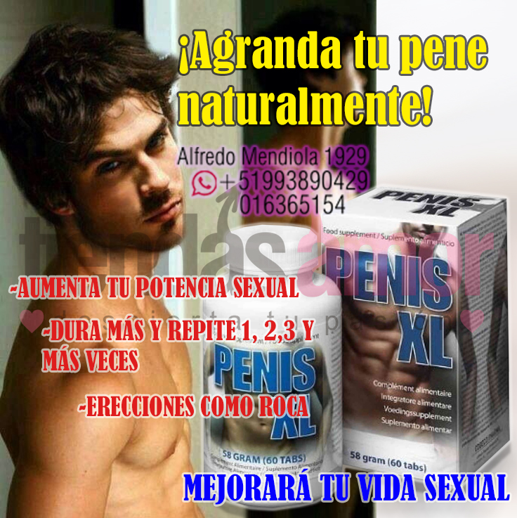 SUPLEMENTO PENIS XL DESARROLLO DEL PENE Y POTENCIA 993890429